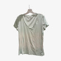Gap Women V-neck Cotton T-Shirt Size: PM