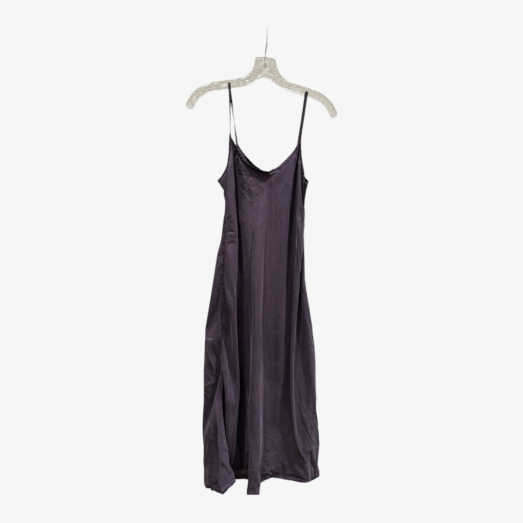 Purple Silk Long Dress Size: XS