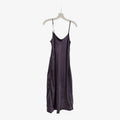 Purple Silk Long Dress Size: XS