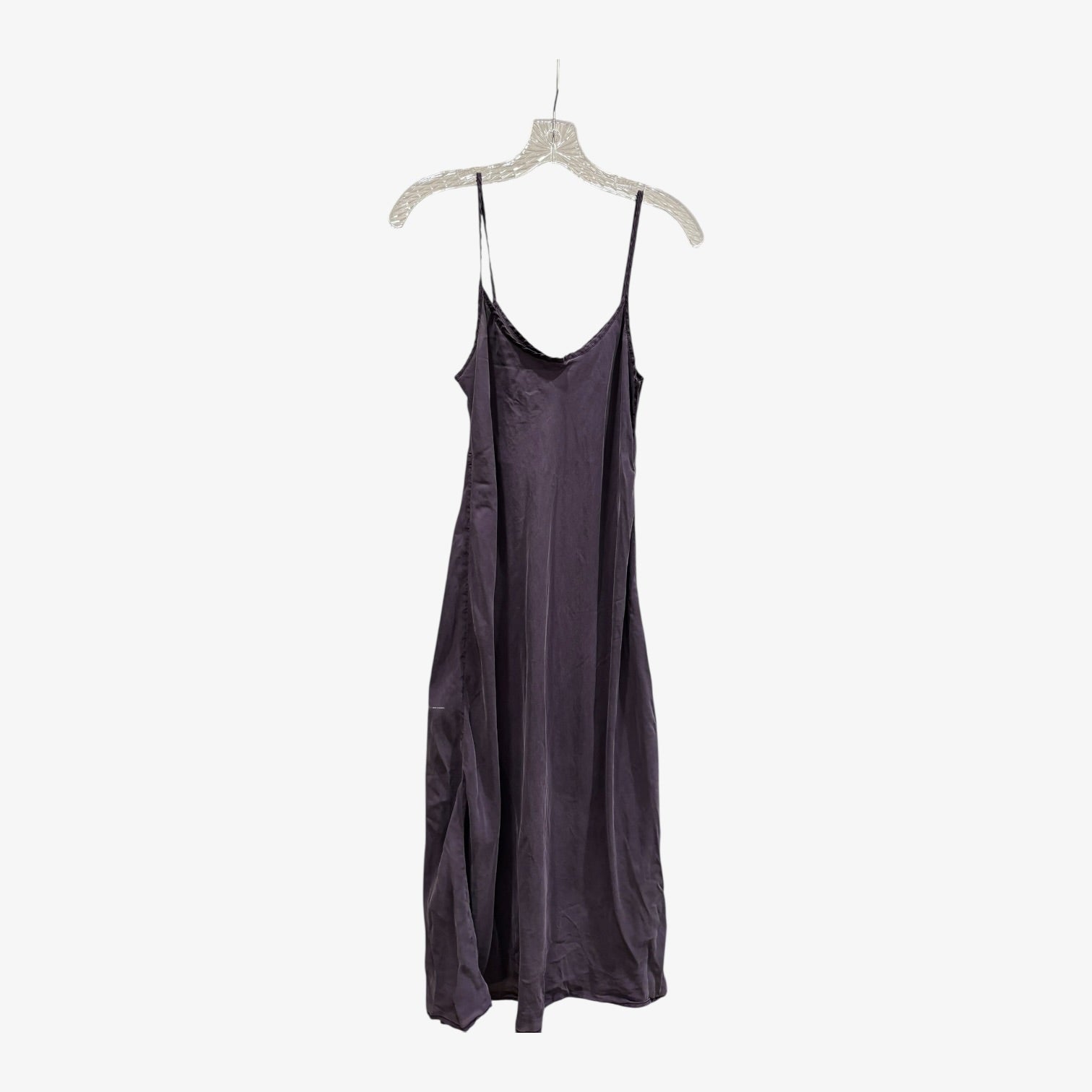 Purple Silk Long Dress Size: XS