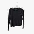 Gap Women Black Long Sleeve T-Shirt Size: PM