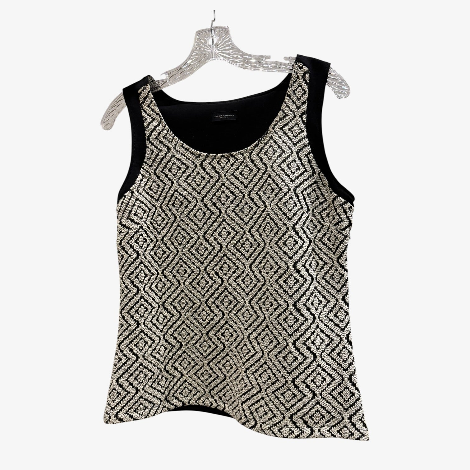 Women's Javier Simorra Sleeveless Top Size 8