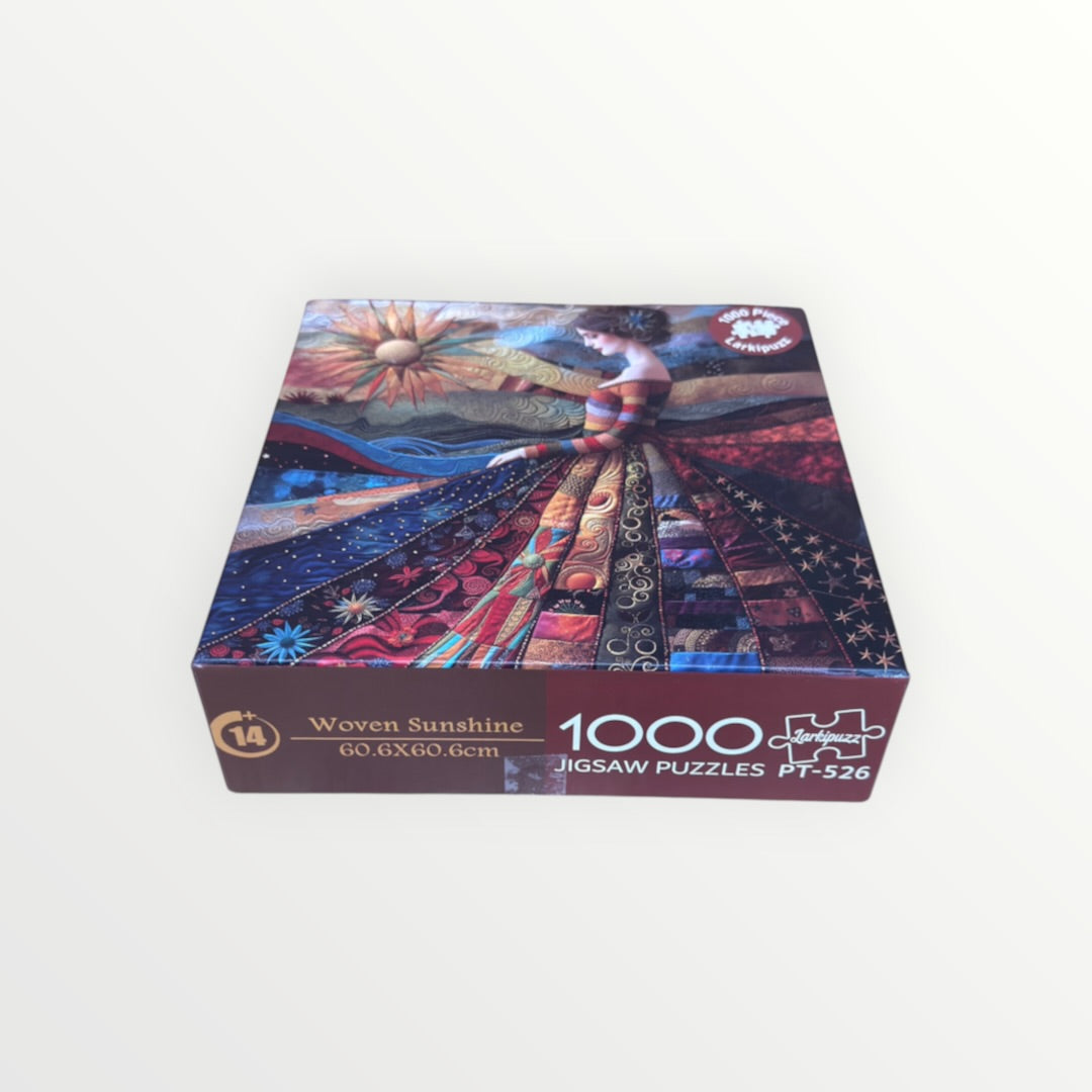 "Woven Sunshine" 1000-piece Jigsaw Puzzle by Larkipuzz