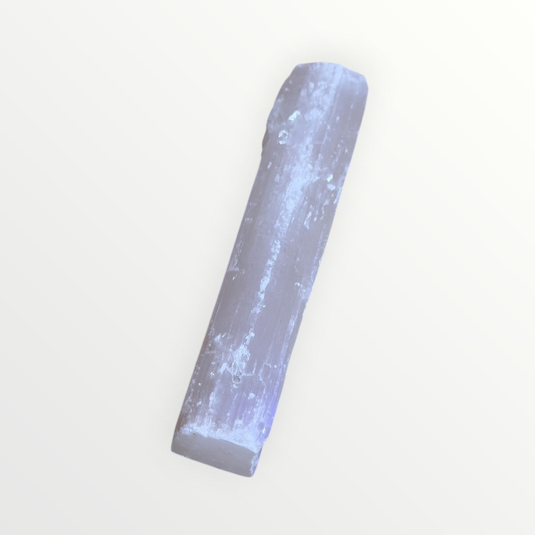 Selenite Crystal Wand 4"L