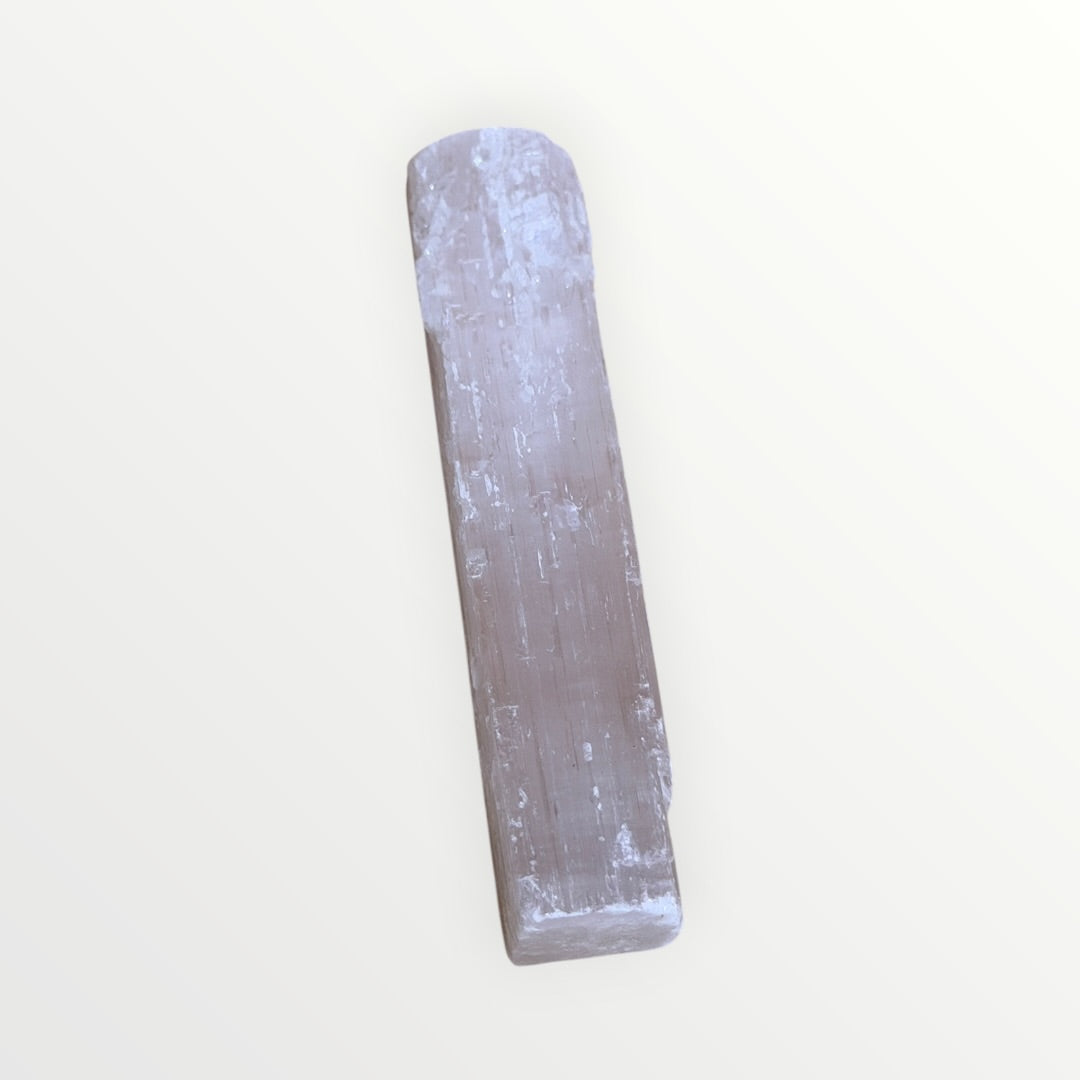 Selenite Crystal Wand 4"L