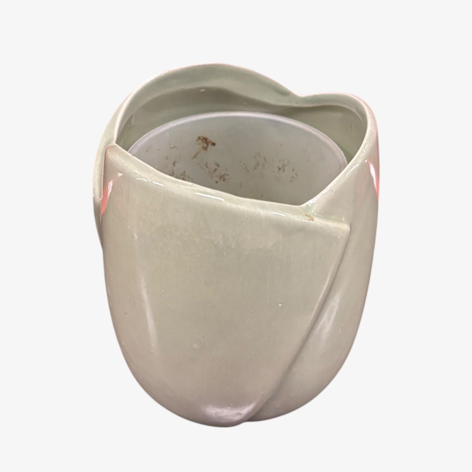 Light Green Ceramic Tulip-shaped Planter