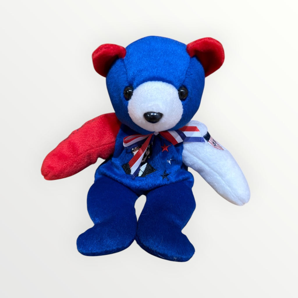 The American President Series of Teddy Bears: George W. Bush President Plush Beanie Bear 9"