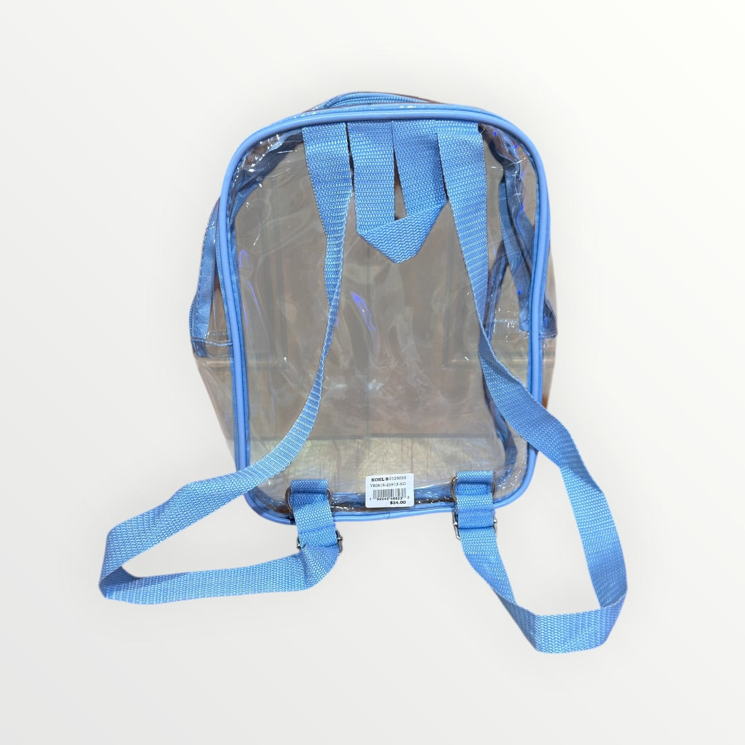 Kohl's Clear PVC Stadium Backpack 7" x 10"