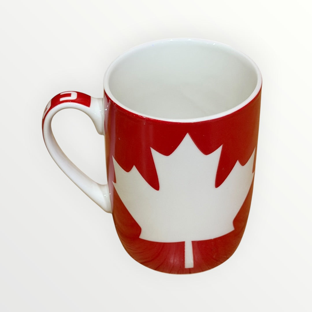 Souvenir Du Quebec Coffee Tea Mug Maple Leaf 16oz