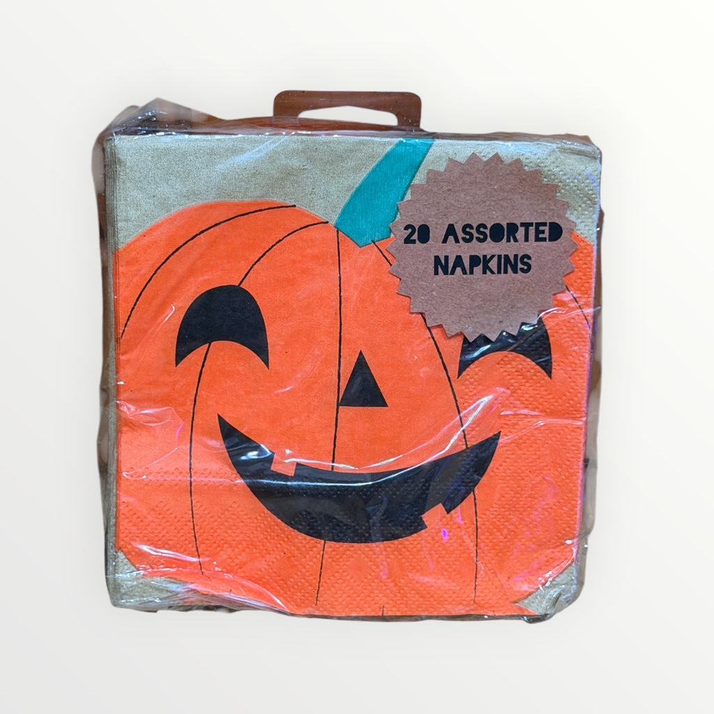 World Market 20 Assorted Happy Halloween Beverage Napkins 10" x 10"