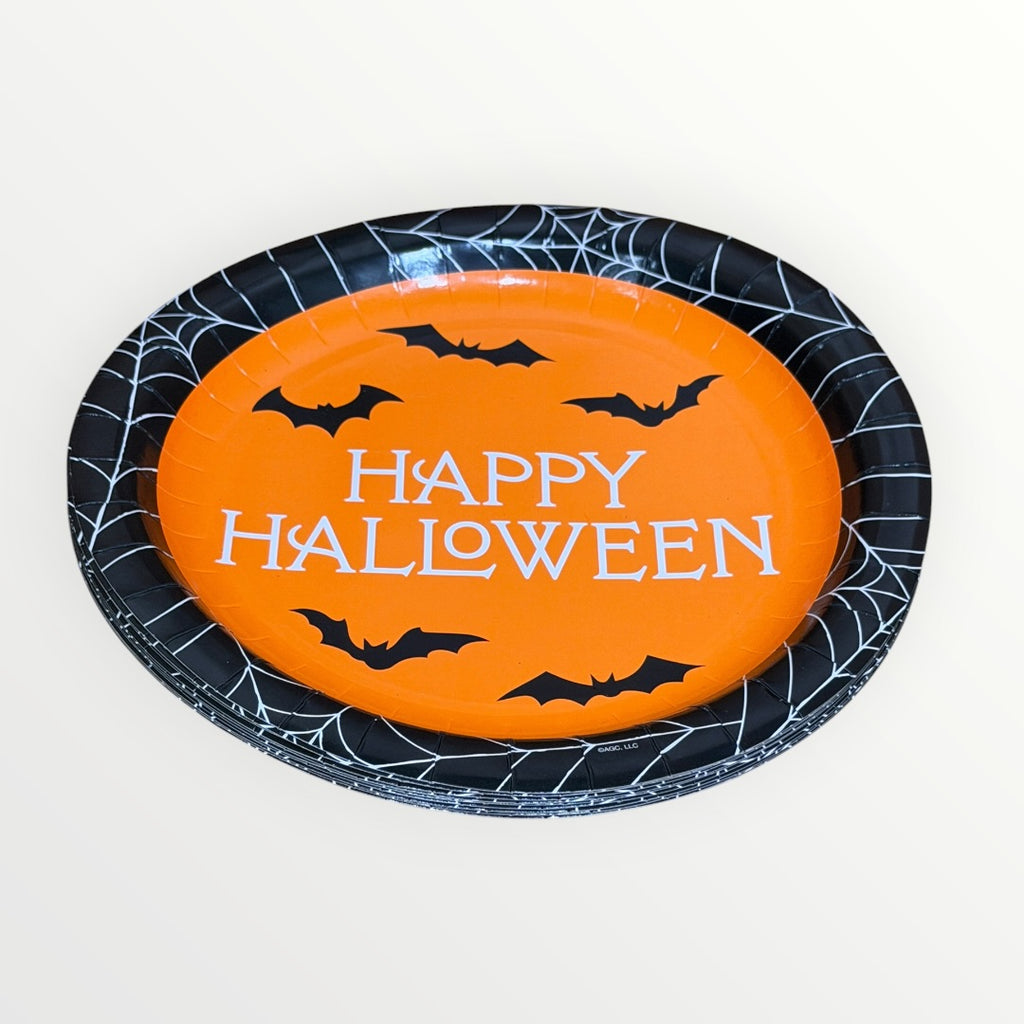 10-Count "HAPPY HALLOWEEN" Paper Dinner Plates 10"D