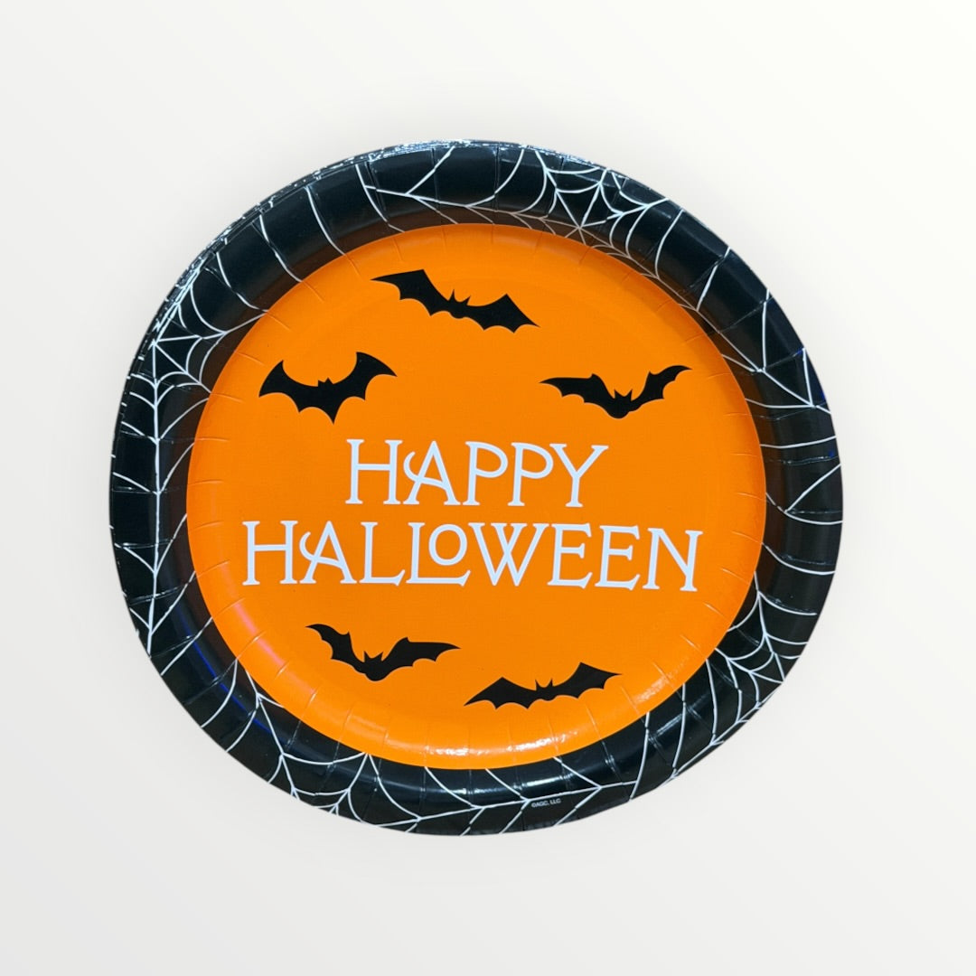 10-Count "HAPPY HALLOWEEN" Paper Dinner Plates 10"D
