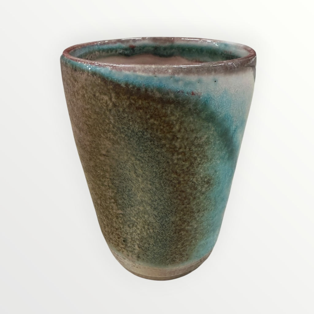 Handmade Pottery Tumbler 3"D x 4"H
