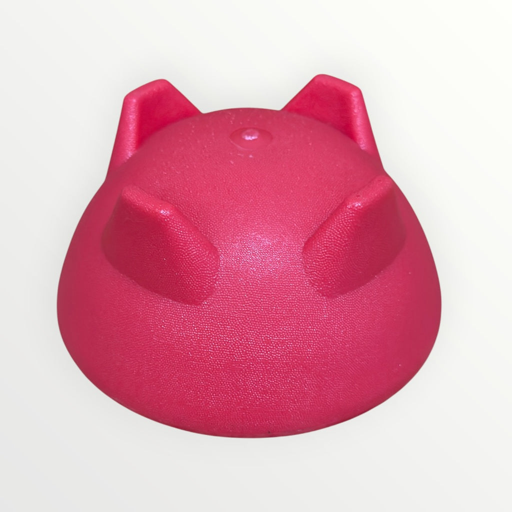 Red Plastic Molcajete-Style Salsa Bowl 4.5"D x 2.5"H