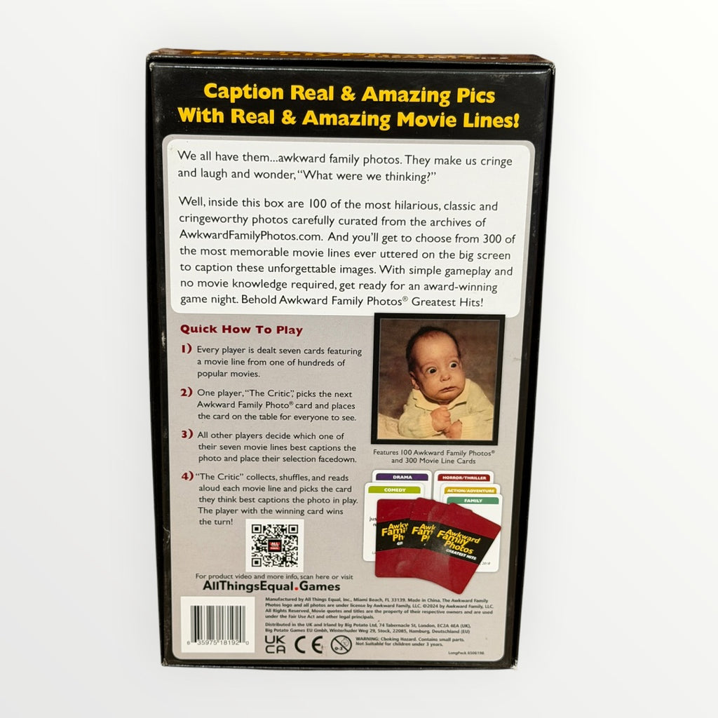 Awkward Family Photos Greatest Hits Party Card Game by All Things