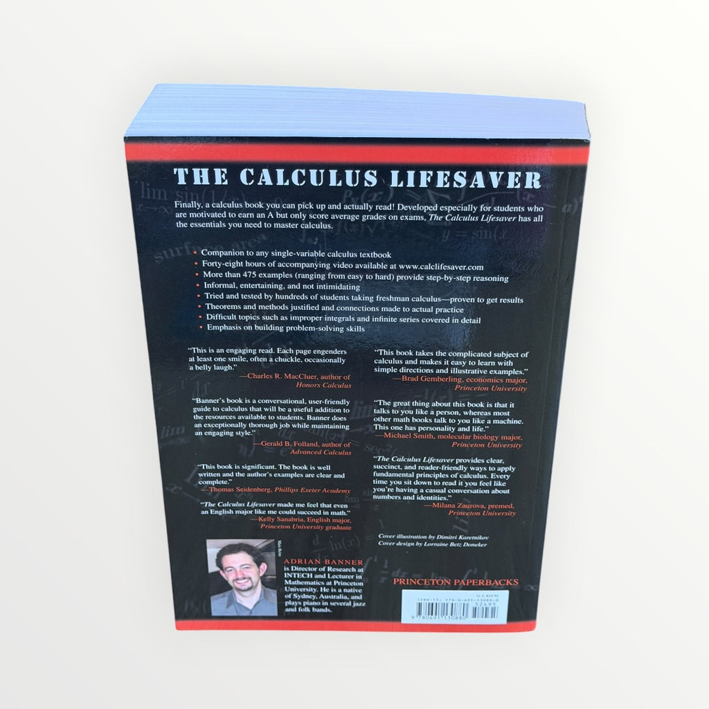The Calculus Lifesaver: All the Tools You Need to Excel at Calculus by Adrian Banner