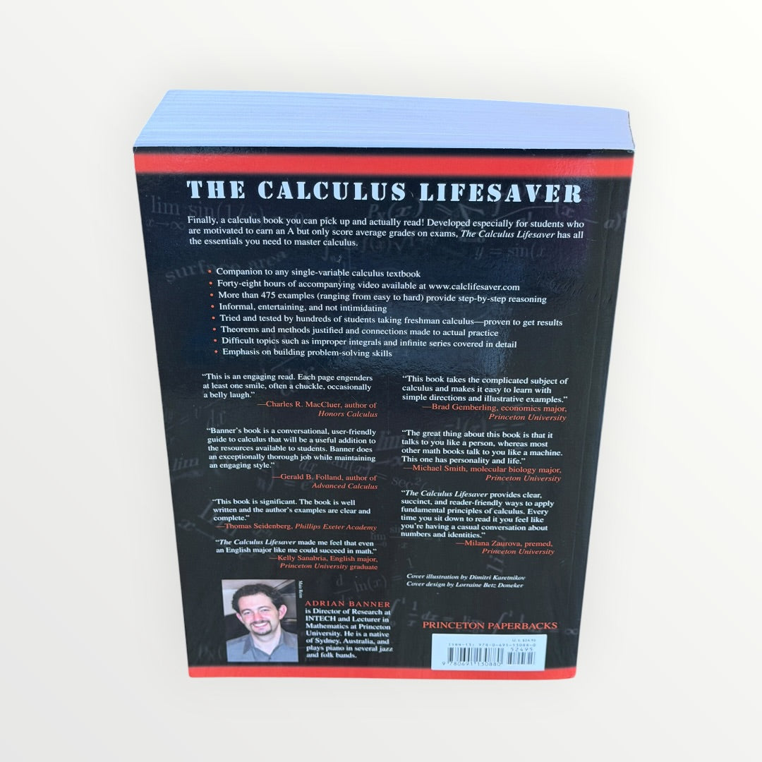 The Calculus Lifesaver: All the Tools You Need to Excel at Calculus by Adrian Banner