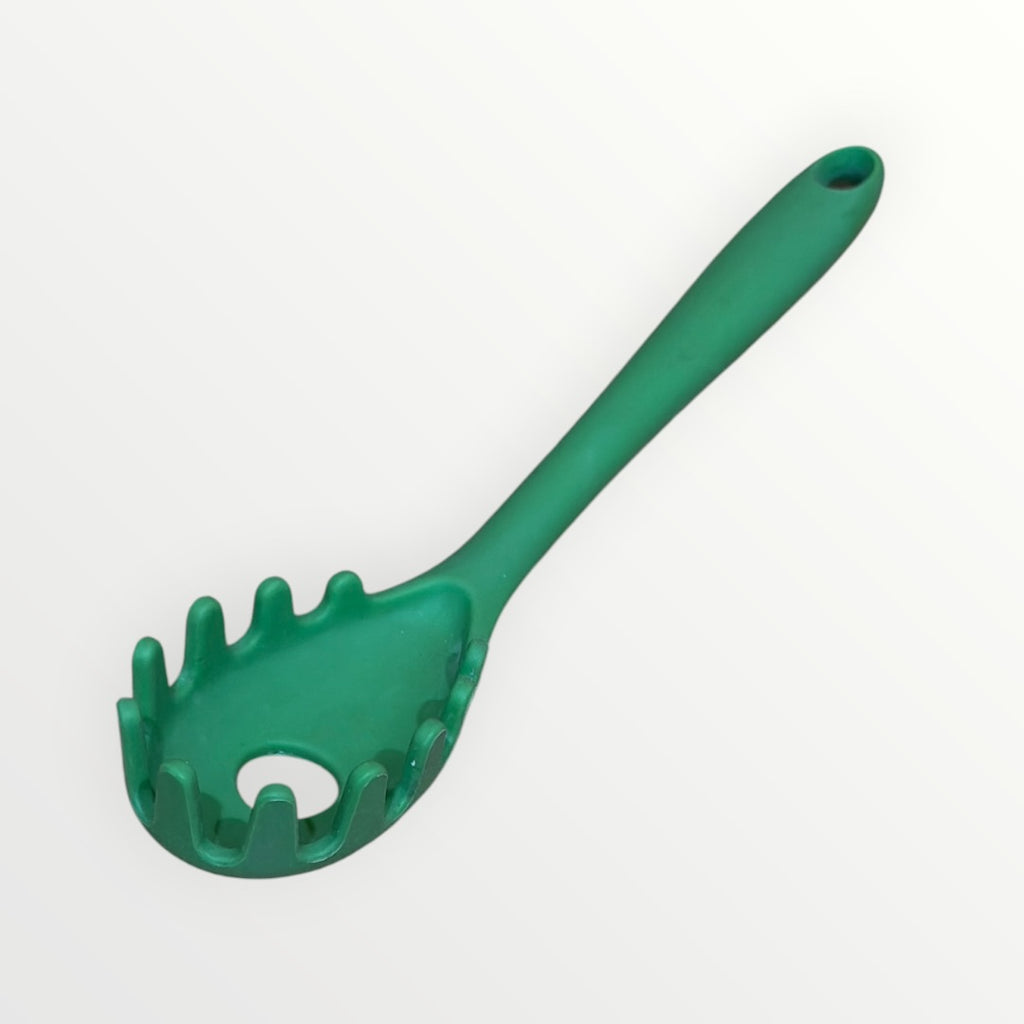 Green Premium Silicone Spaghetti Server 10.5"