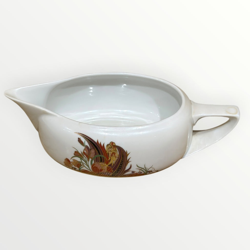 Vintage Rosenthal Classic Rose Gravy Boat with Matching Under Plate - Made in Germany