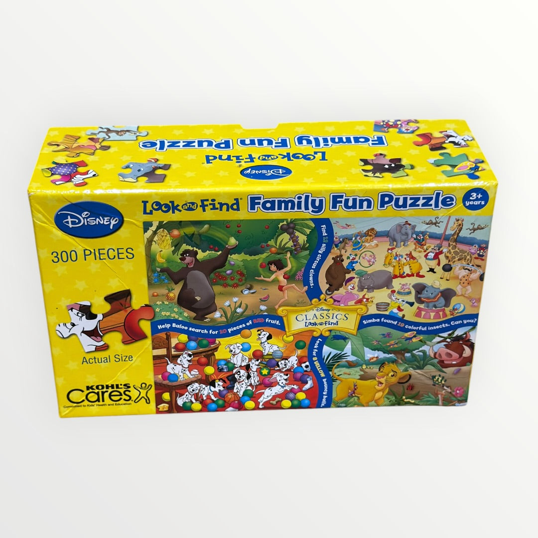 Kohls Cares 2014 Disney Classics Look & Find Simba Baloo Dumbo Puzzle 300 Pieces