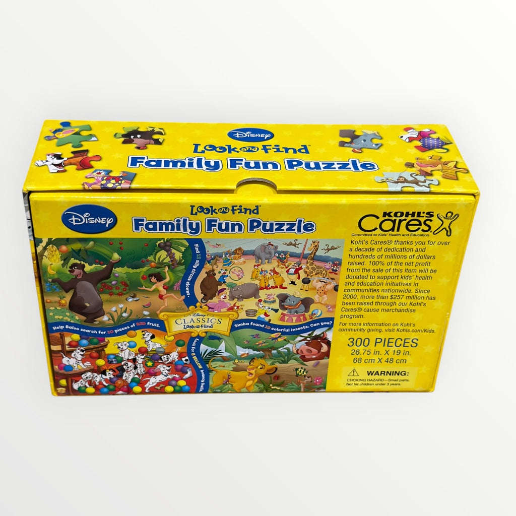 Kohls Cares 2014 Disney Classics Look & Find Simba Baloo Dumbo Puzzle 300 Pieces