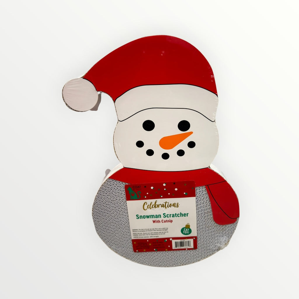 Celebrations Snowman Scratcher with Catnip