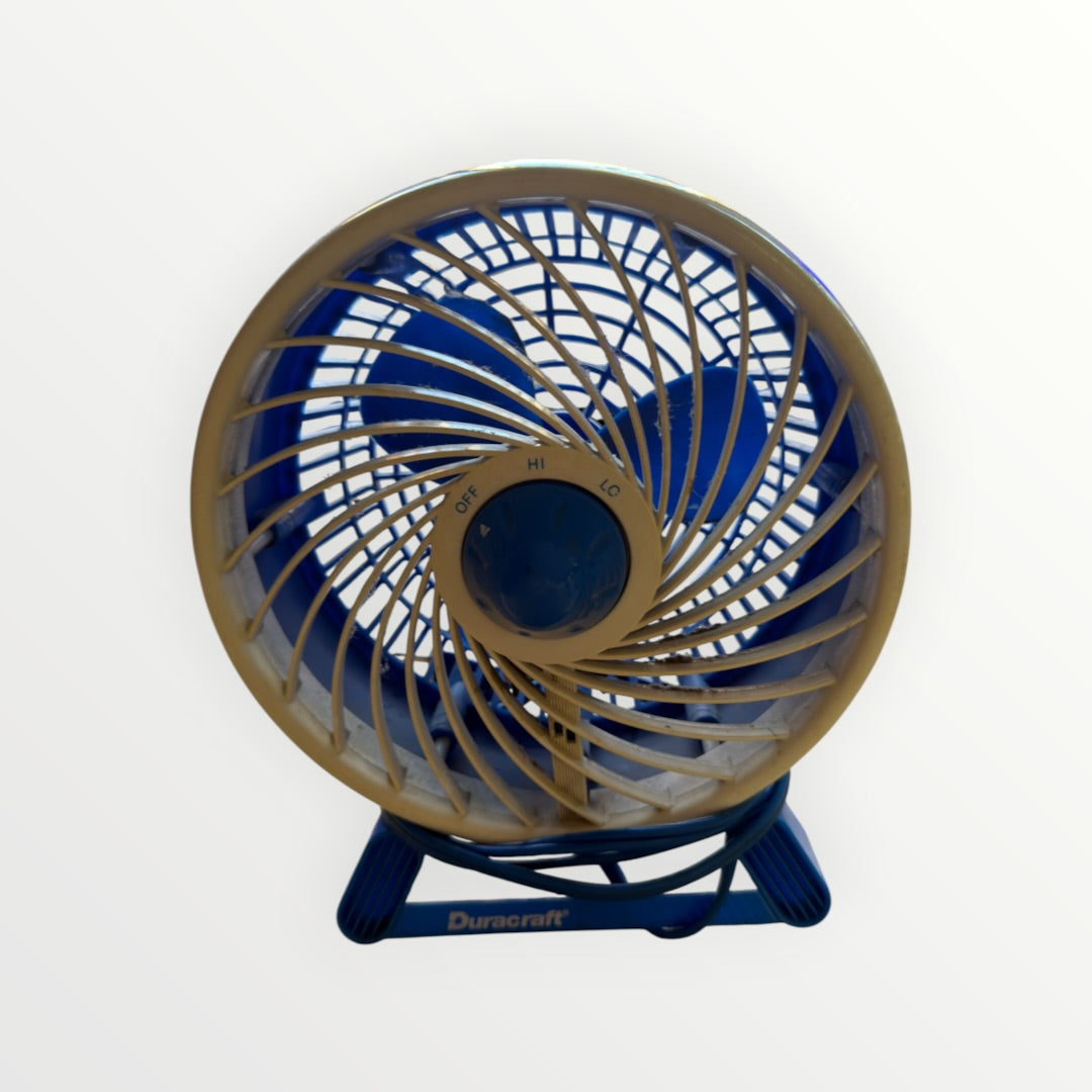 Vintage 1990s Duracraft DT-70 Turbo Fan 10" x 9' x 5.5"