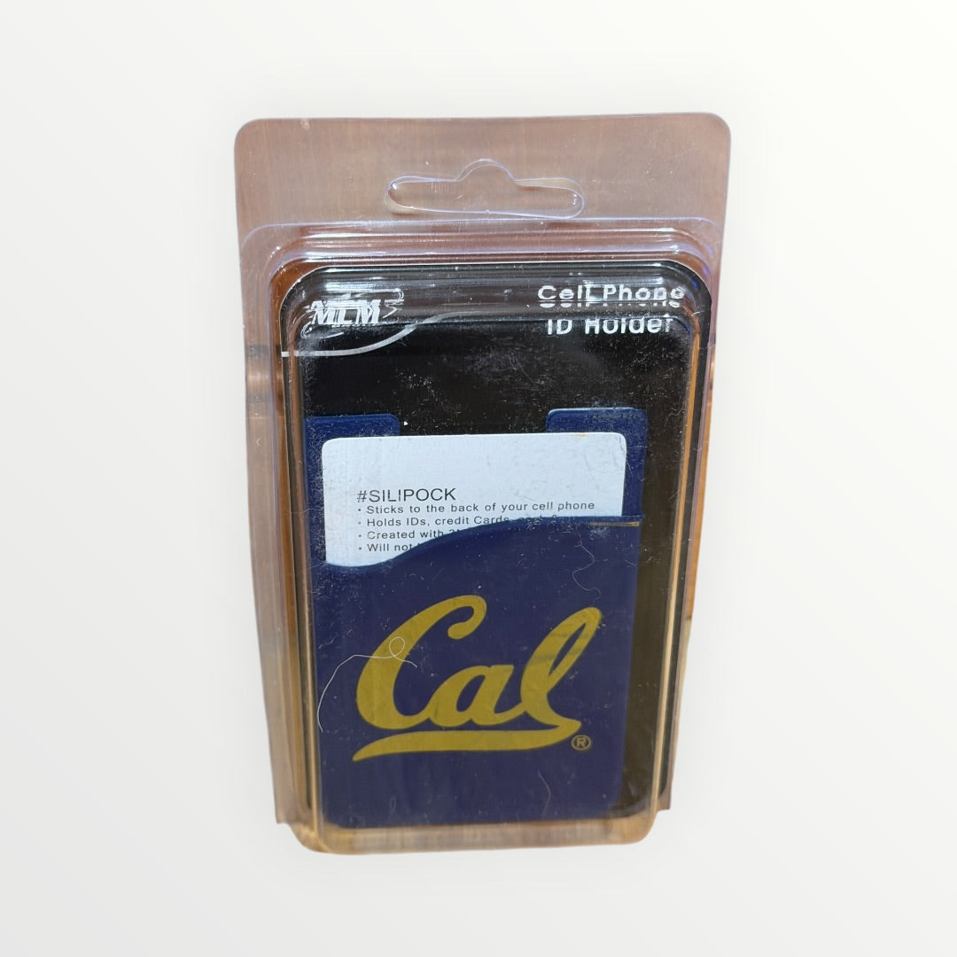 University of California Berkeley Golden Bears Cell Phone Silicone ID Holder