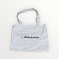 Databricks White Cotton Tote Bag
