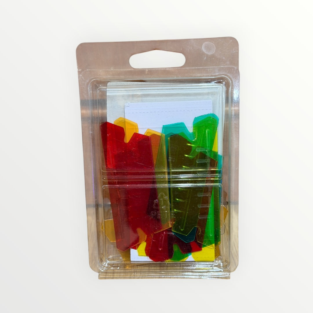 Pack of Jot Color Index Tabs 16 Count 2" x 5/8"
