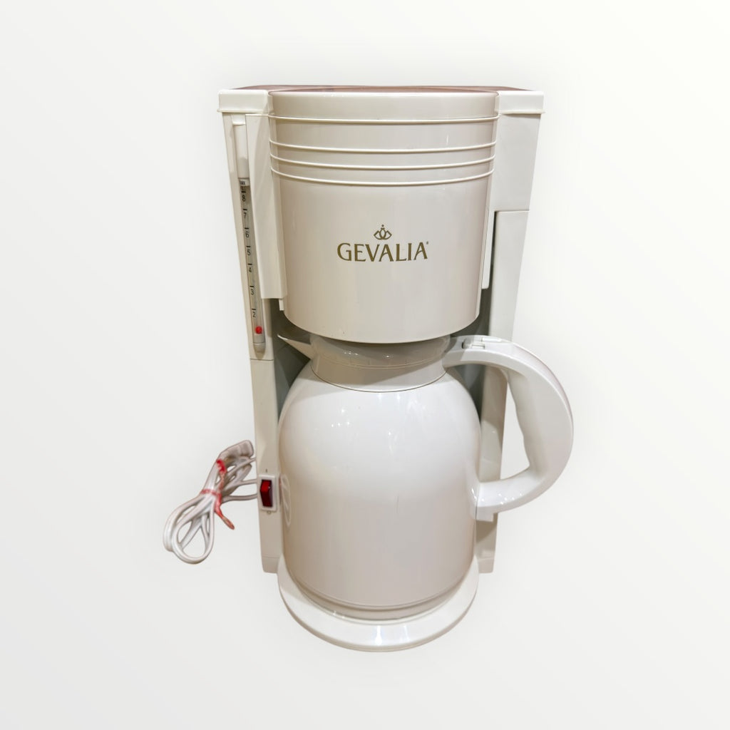 Vintage Gevalia KA-865MW Thermal 8 Cup Automatic Carafe Coffee Maker White