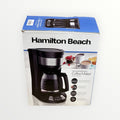 Hamilton Beach 12 cups Black/Silver Coffee Maker
