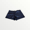 H&M Divided Faux Leather Shorts Black Size: 8
