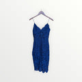 Women's Missguided Blue Lace Dress Size: 8