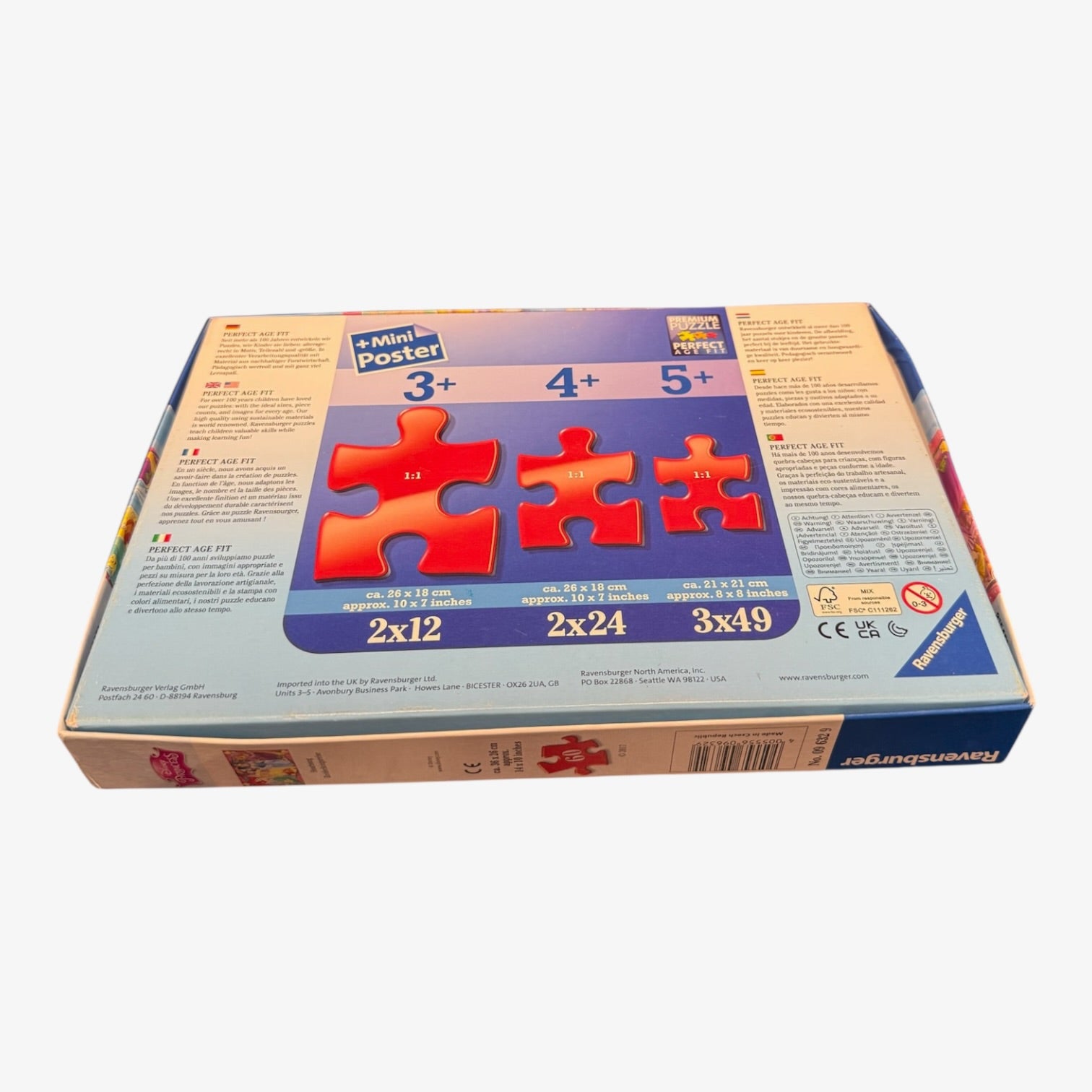 Disney Princess Ravensburger 60 Piece Puzzle