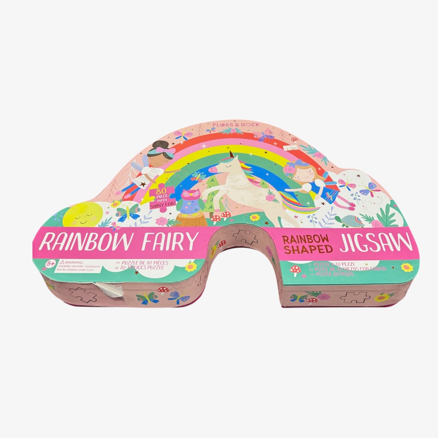 Floss & Rock Rainbow Fairy Shaped Jigsaw Puzzle