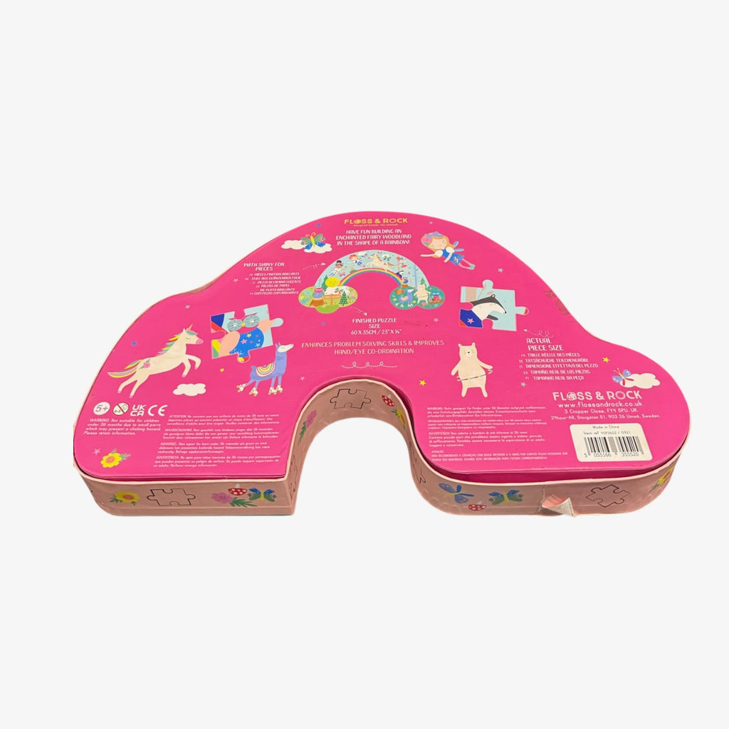 Floss & Rock Rainbow Fairy Shaped Jigsaw Puzzle