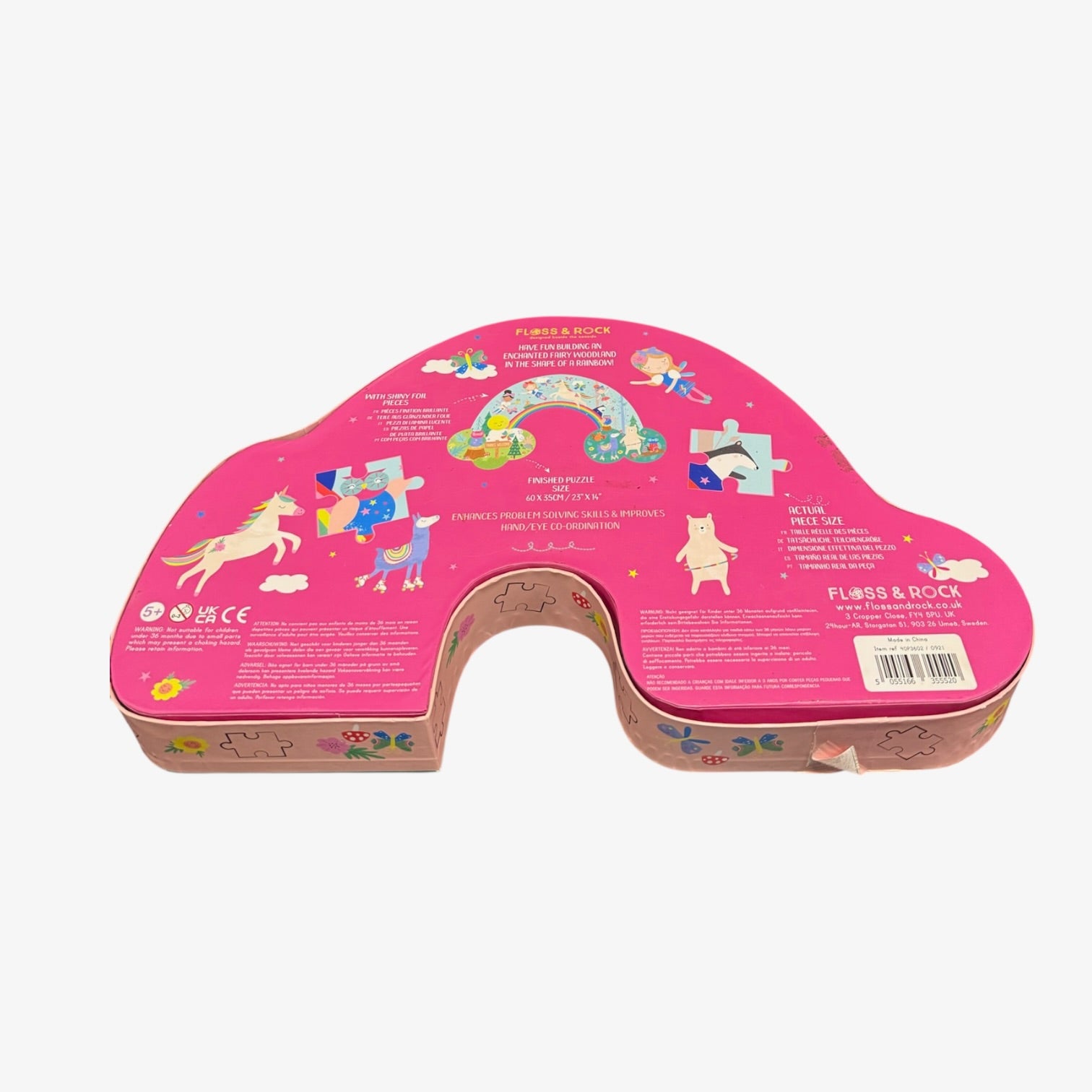 Floss & Rock Rainbow Fairy Shaped Jigsaw Puzzle