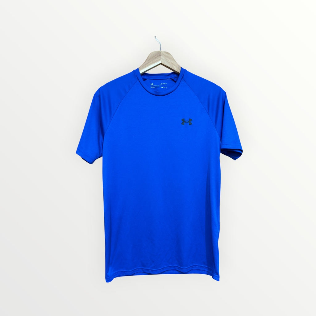 Under Armour Tech 2.0 Short Sleeve Athletic Shirt Blue Size: S