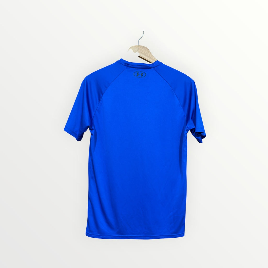 Under Armour Tech 2.0 Short Sleeve Athletic Shirt Blue Size: S