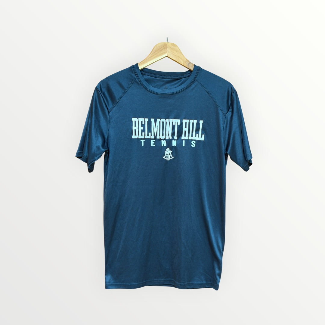 Belmont Hill Tennis Performance T-Shirt Navy Blue Size: S