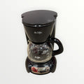 Mr. Coffee Programmable Coffee Maker 5 Cups with Auto Pause Glass Carafe Compact Design Black