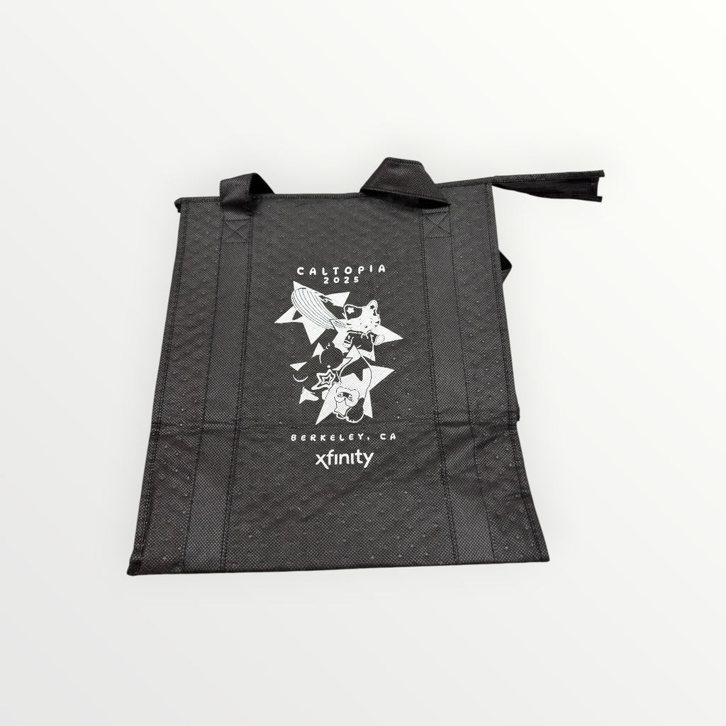 Caltopia 2025 + Xfinity Black Insulated Tote Bag
