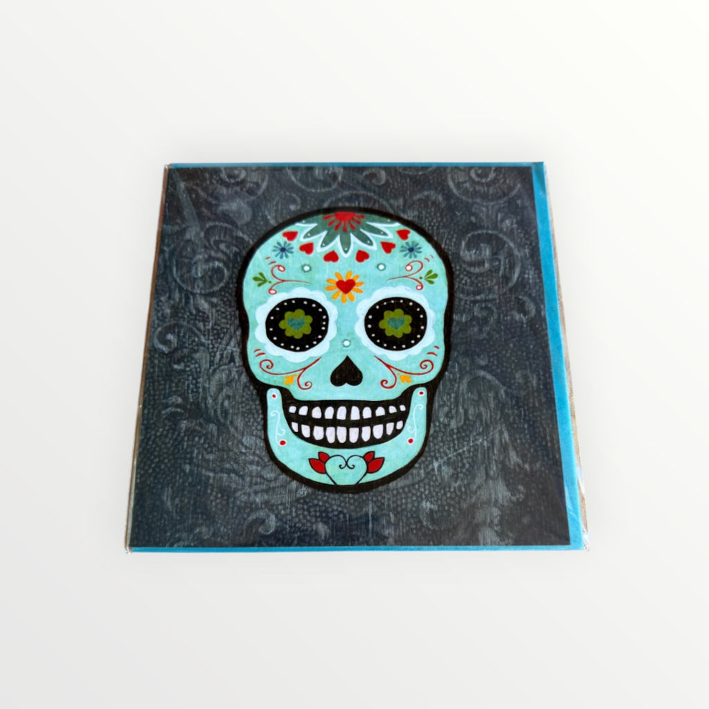 Día de los Muertos (Day of the Dead) Blank Card 6.25"x 6.25"