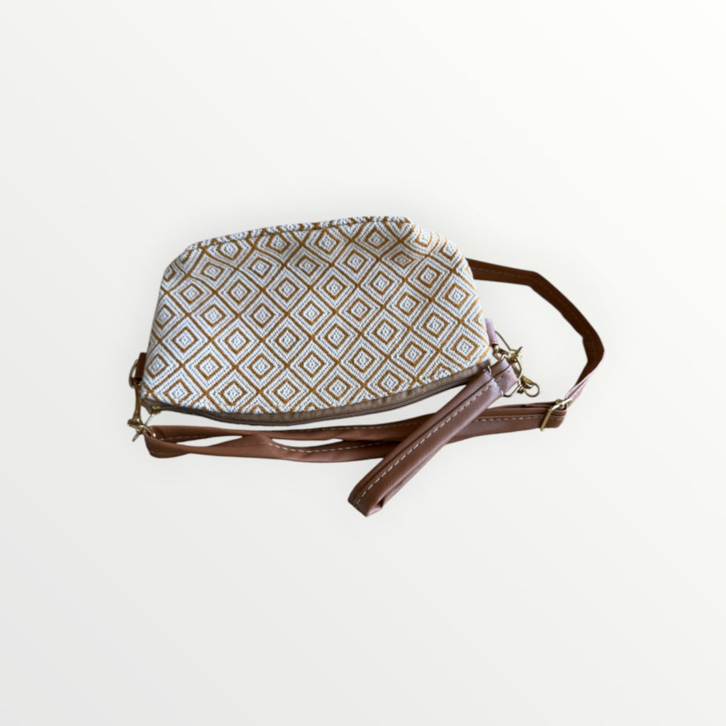 Bohemian Woven Crossbody/Dome Bag 9.5"x 6"x 3"