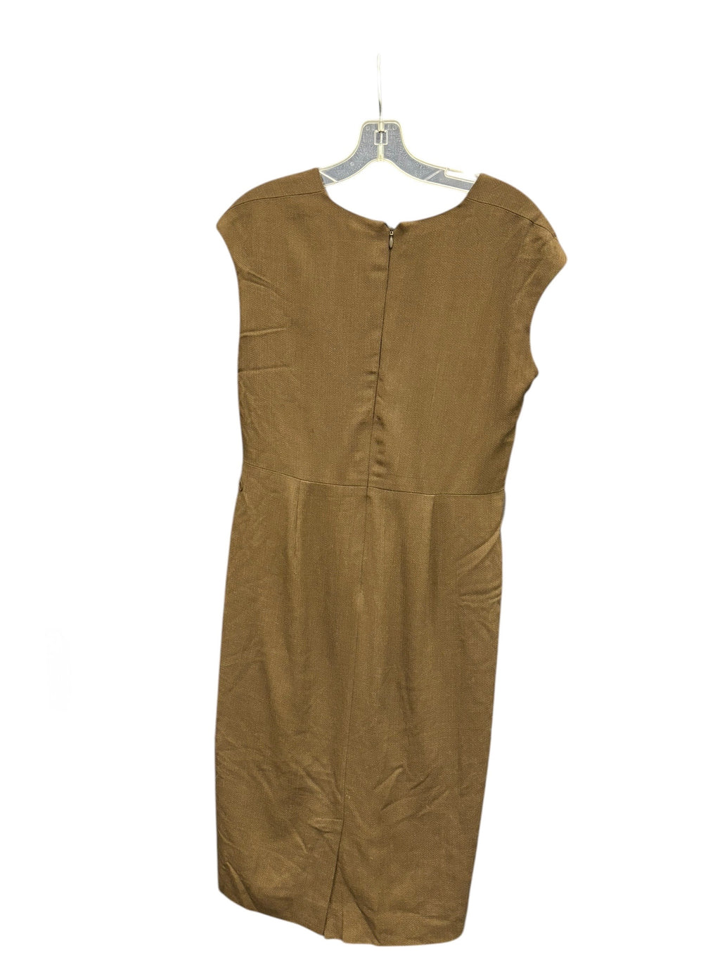 Anne Klein Sleeveless Brown Sheath Dress Size 6