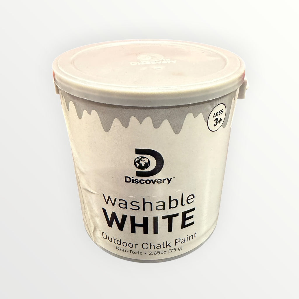 Discovery Washable White Outdoor Chalk Paint (2.65 oz / 75g container)