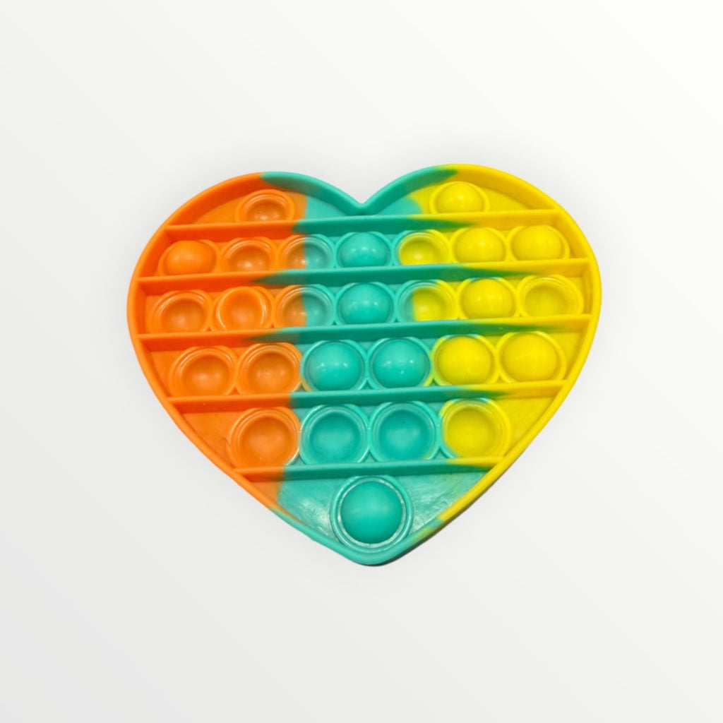 Push Pop Bubble Fidget Sensory Heart 5" x 4.5"