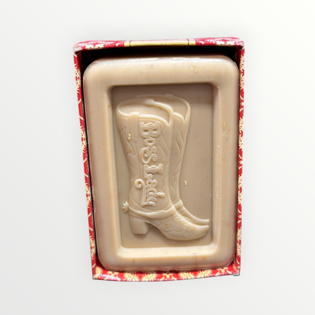 Vintage BOSS LADY Bar Of Soap In Box Wild Oat 7oz Made In USA