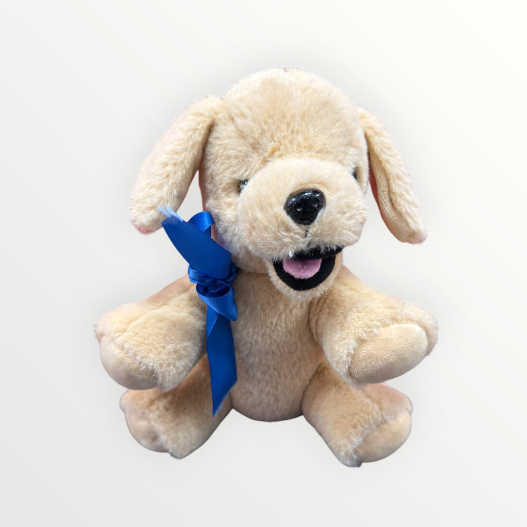 Vintage The Bear Factory Lucky the Tan Lab / Golden Retriever Plush